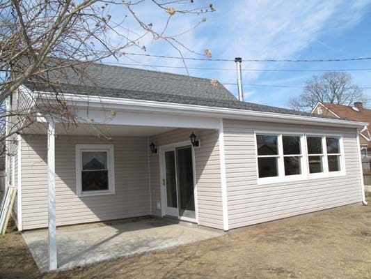 Rear Extension in Levittown Complete Photo