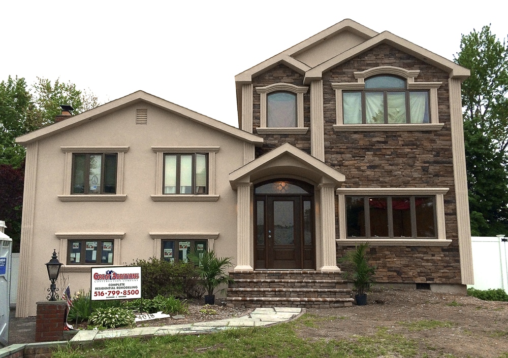 Second Floor Addition on a split w/ Front Extension in Seaford Finished Photo