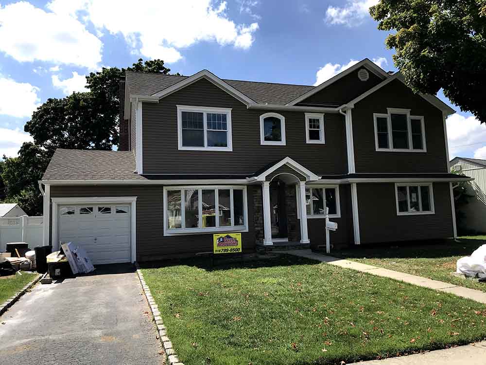 After - Full dormer addition on a Bethpage NY house